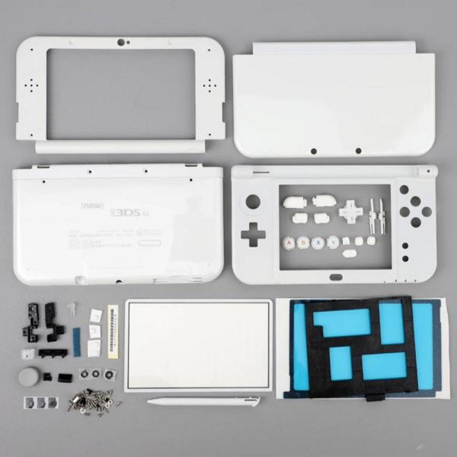 닌텐도 스위치 oled 캐릭터 칩 조이콘 케이스 파우치 굿즈 Nintend 3DS XL/LL 게임 콘솔 하우징 쉘 커버 용 새 9 색 교체 액세서리 풀 세트, [03] 보라색, 1개