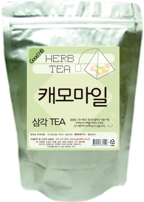 생분해필터 삼각티백 캐모마일 차, 1개, 10개입, 1.1g