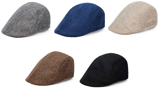 지니홀딩스 남녀공용 여름 베레모 바리스타 모자 중년모자 패션모자