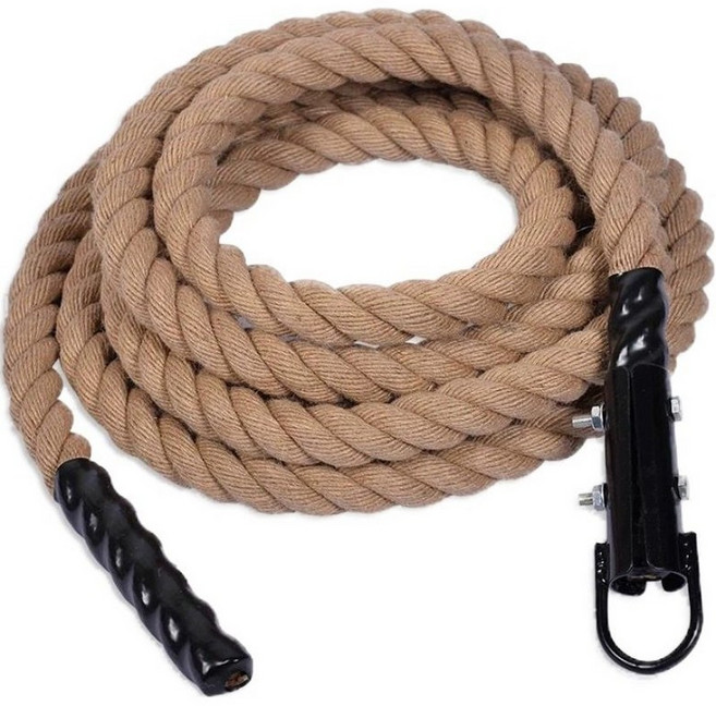 와드 홈트 클라이밍 유도로프 크로스핏 삼두근, 직경 50mm 길이 3m 장갑 포함