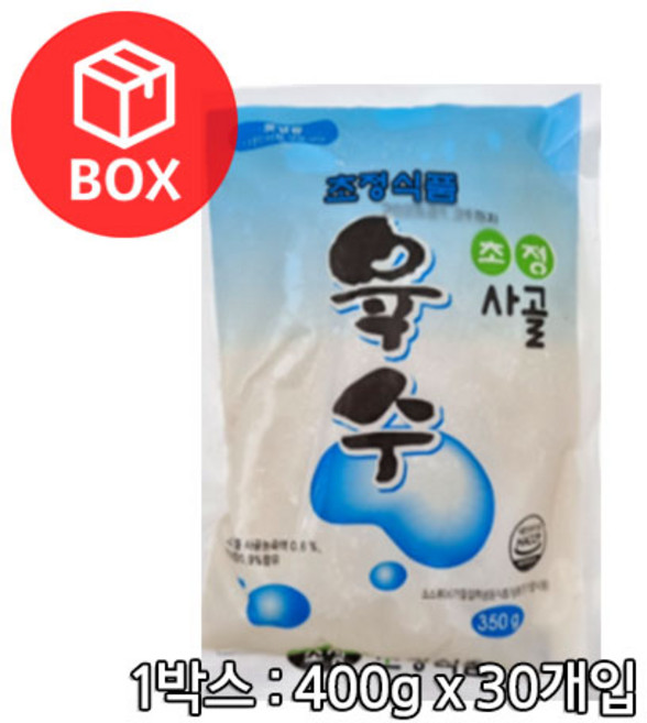 초정식품 사골육수 한 박스 냉면 초계 국수 육수, 350g, 30개