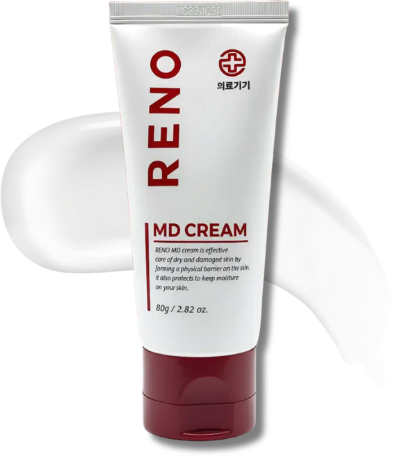 레노 MD 엠디 크림 실리콘프리 보습크림 의료기기 80ml, 1개, 80g