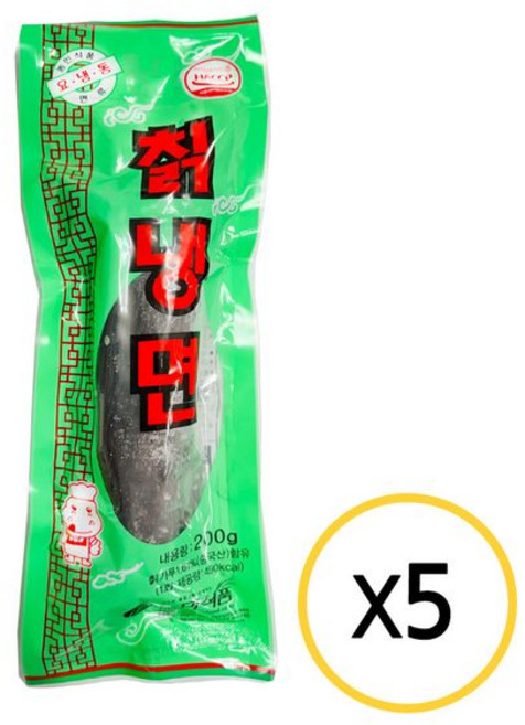 기타 농민식품 칡냉면 200g x 5개 / 냉면면 물냉면 비빔냉면