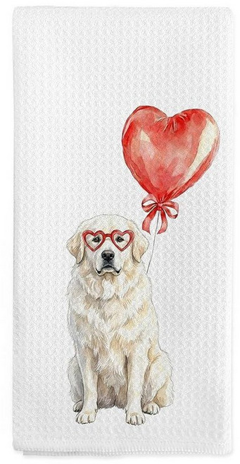 Nvucamd Valentines Funny Highland 웨스턴 소 키친 타월 선물 발렌타인 데이 웨스턴 소 애호가 주인 선물 욕실용 핸드 타월 농가 소 주방 접시 티, 훌륭한 피레네