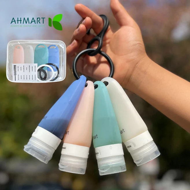 아마트 안전한 식품등급 고급 실리콘 고리공병, 아마트 고리공병, 90ml 4개 세트, 1개 - 쿠팡