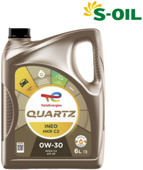 토탈쿼츠 0W30 이네오 HKR C2 1L 엔진 오일, 1개