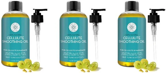 Pure Body Naturals 셀룰라이트 스무딩 오일 240ml 3팩 - 쿠팡