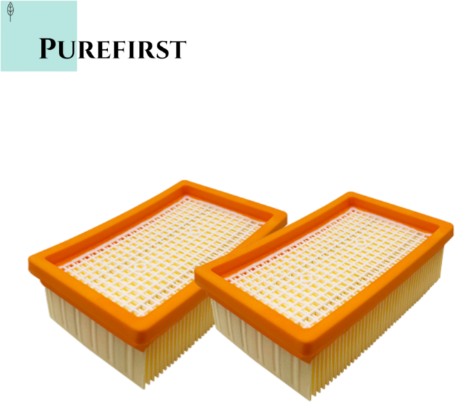 퓨어퍼스트 카처 청소기 필터 WD4 WD5 호환 카트리지, 2개