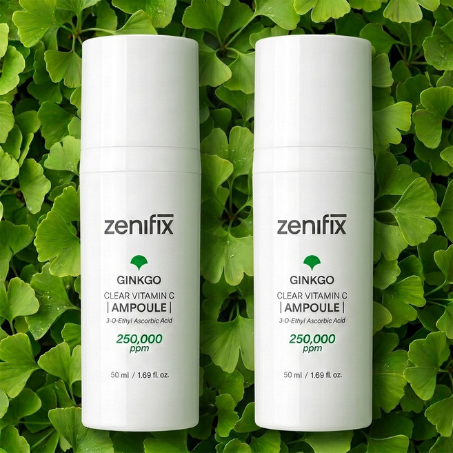 제니픽스 징코 클리어 비타민 C 25% 앰플 고함량 미백 항산화 50ml, 2개, 50g