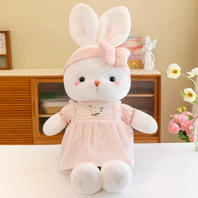 대형 토끼인형 애착 대왕 거대 안고자는 수면쿠션, 블루 80cm