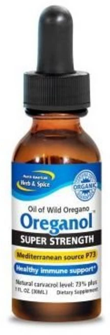 North American Herb & Spice 북미 허브 & 스파이스 오일 오브 와일드 오레가노 오레가놀 초강력 P73 30mL, 1개 - 쿠팡