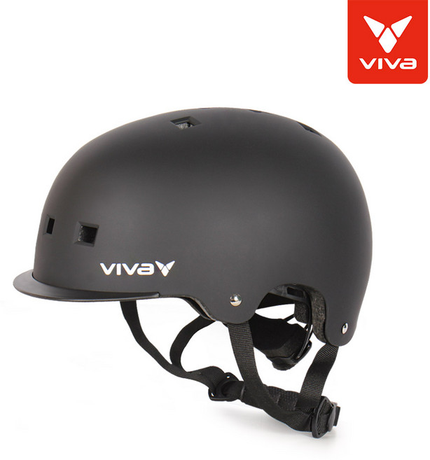 비바스포츠 어반 트릭 헬멧, 블랙, 1개