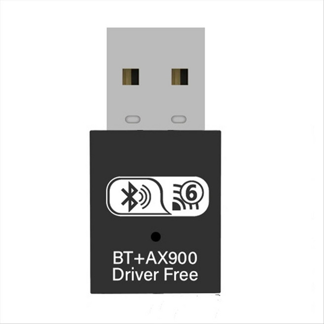 USB 3.0 WiFi 6 어댑터 900Mbps 네트워크 카드 USB 동글 2.4G 5G 듀얼 밴드 WiFi 이더넷 수신기 노트북 Win 7/10/11, 검은색