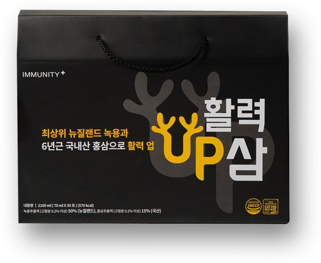 이뮤니티플러스 활력UP삼 1박스 (30포), 1개