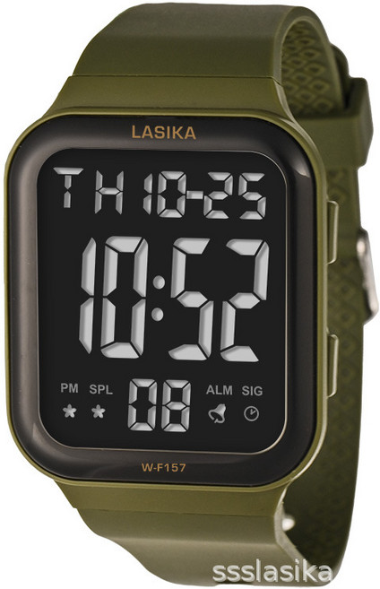 爆款電子錶 學生表 時尚方形太空人夜光防水錶