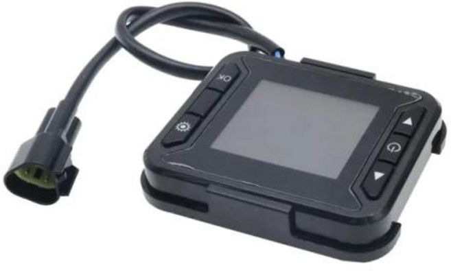 차량용 무시동 히터 화물차 캠핑용 범용 12V 디젤 에어 LCD 모니터 스위치 및 4 버튼 원격 제어 자동차 트럭 자동 주차, LCD Monitor, 1개