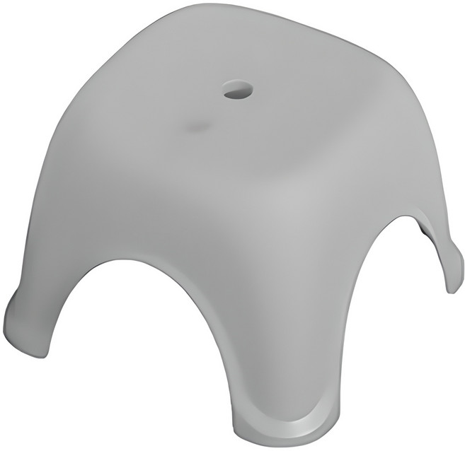 블럭마트 모던 욕실의자, 그레이