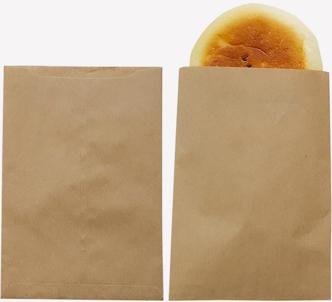 서흥이앤팩 붕어빵 꽈배기 호떡 튀김 무지 식품지 종이봉투, 1개, 1000개