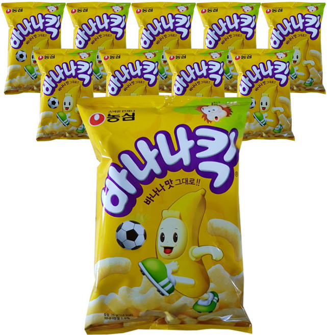 바나나킥, 75g, 10개