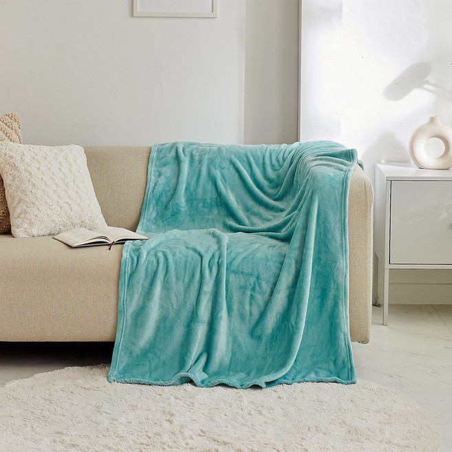 데시뉴 에센스 솔리드 양면 극세사 담요 블랭킷