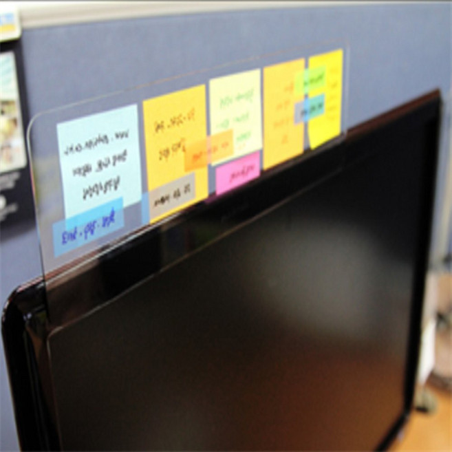 엘디자인 모니터메모판300 접착메모지보드, 검정