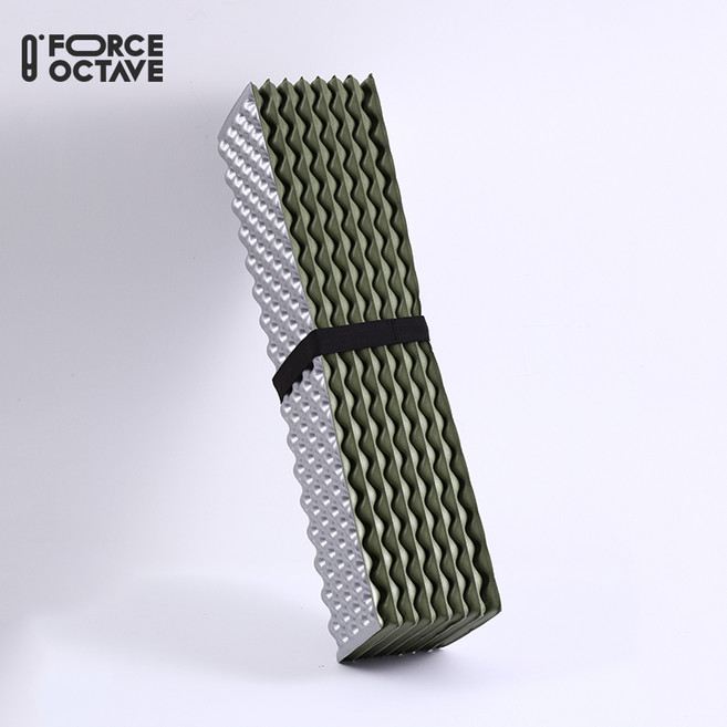 포스타브 백패킹 발포 14단 매트, 올리브그린