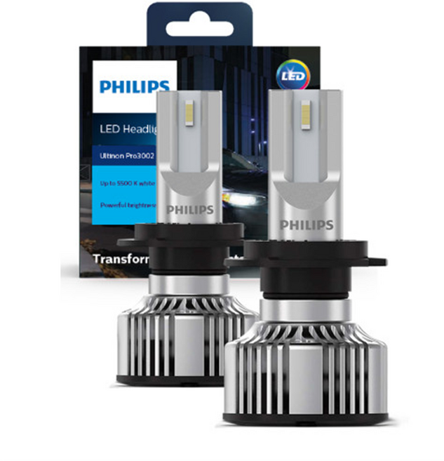 테라칸 (01~07년) 필립스 합법인증 LED 전조등 램프/전구 얼티논 프로 3002 H7 1세트, 테라칸 (01~07년) H7타입