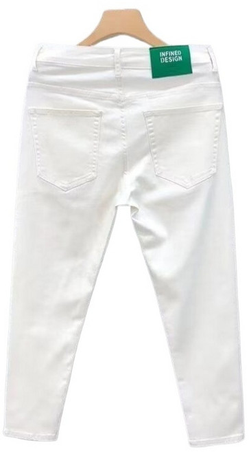 남성 바지 슬림 스판 9부 청바지 Men's jeans 9K508