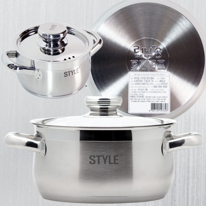 러브송 스타일 IH인덕션 겸용 양수냄비 14cm, 양수16, 1개