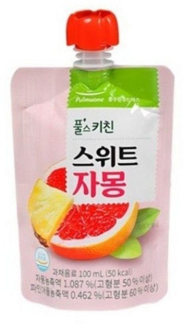 풀무원 풀스키친 스위트 자몽주스, 20개, 100ml