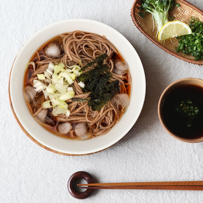 호호부엌 메밀소바 밀키트 4인분 캠핑음식 메밀 모밀 소바 간편식 국시 냉모밀, 2.6kg, 1세트