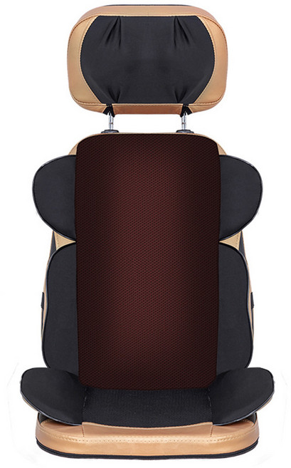 Smabat 의자형 안마기 안마의자 전신 마사지기 두드림 주무름 등 쿠션 롤링 목 어깨, 골드
