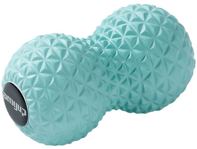 마사지볼 땅콩 볼안마 공발바닥 근막공 목경추 경혈 심층 근육이완 구기운동 근막볼, 녹색, 1개