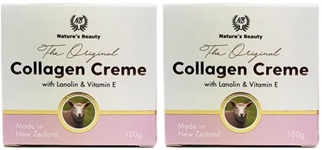 뉴질랜드 네이쳐스뷰티 라놀린 비타민E 콜라겐크림 100g 2개 - 쿠팡