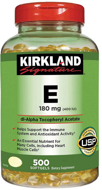커클랜드 비타민 E 180mg 500정, 1개