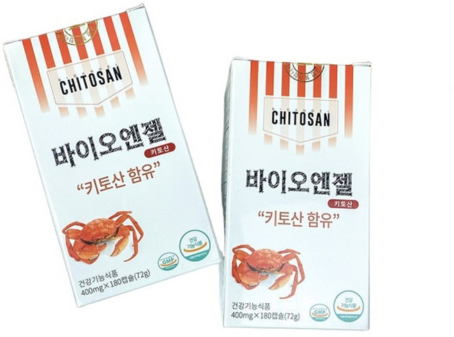 닥터한스 바이오엔젤 키토산 180정 2개