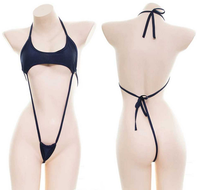 라폼 슬링샷비키니 미니 끈 태닝 슬링 스트랩