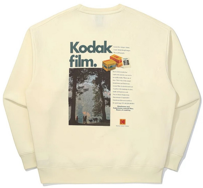 코닥 아날로그 필름감성 맨투맨