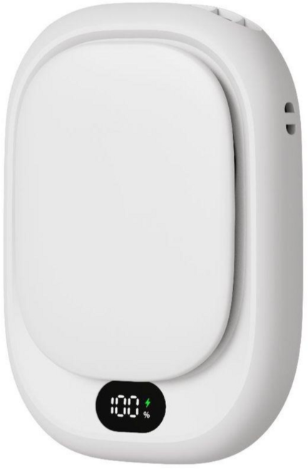 허리 선풍기 허리벨트 선풍기 목걸이 선풍기 휴대용 USB 4단 풍속 조절 야외 공사장 탁상 핸드형, 흰색, pz-29