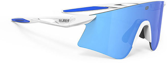 루디프로젝트 아스트랄 X 스포츠선글라스 초경량 아시안핏, 프레임(화이트 매트), 렌즈(멀티레이저 블루), 1개