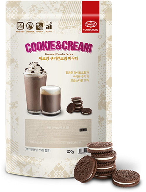 까로망 쿠키앤크림 파우더, 800g, 1개입, 1개