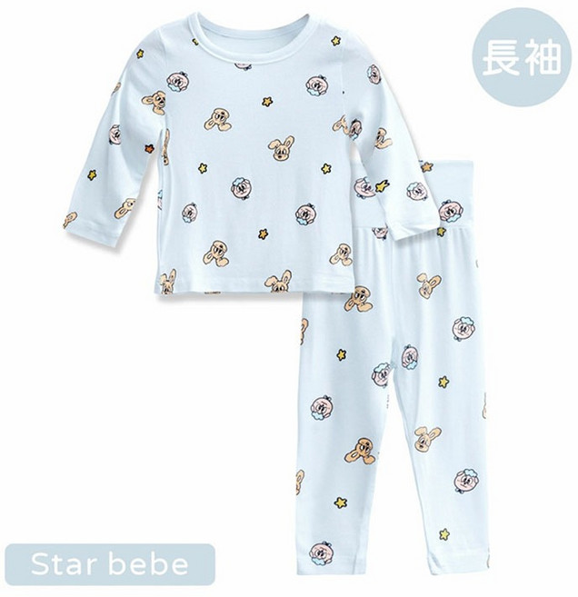 韓國 Pikku Söpö 莫代爾居家服(長袖 長褲) 四種花色 舒適親膚