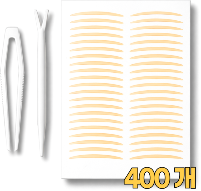 오어브랜드 얇은 티안나는 쌍커풀 쌍꺼풀 테이프, 400개, 누드