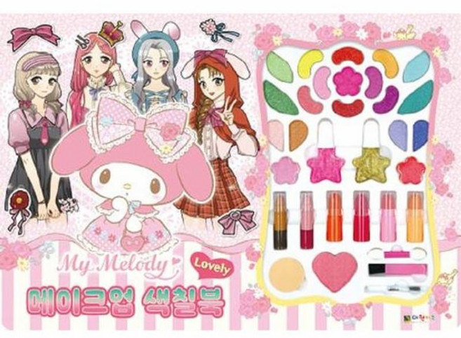 마이멜로디 메이크업 색칠북, 대원키즈, 8809894540409