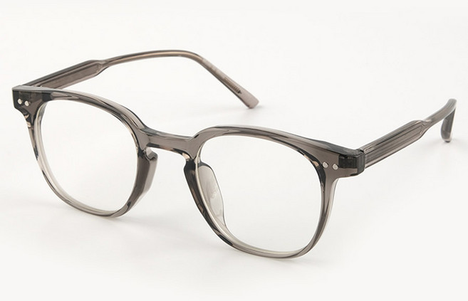 얼굴형에 맞는 뿔테 안경 자외선차단 검정 투명 안경테