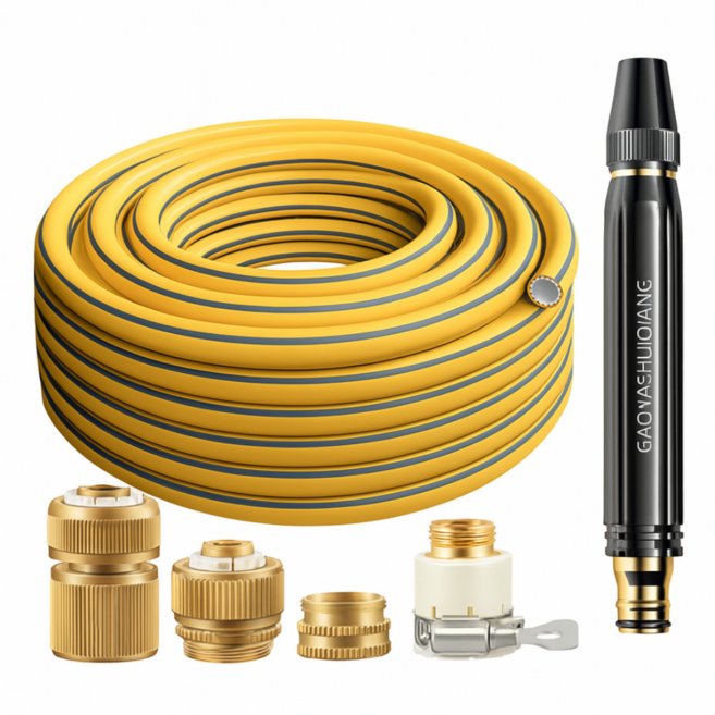 헤인느 초강력 고압 분사기 세차 베란다 화장실 청소 호스 가정용 스프레이건, 분사기+20m 호스, 1개