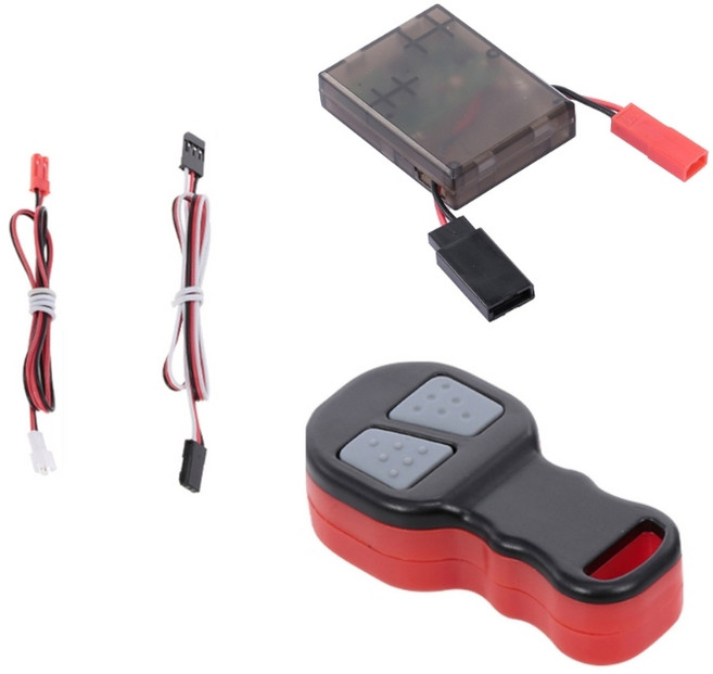 디지털 무선 윈치 1/10 크롤러를 위한 수신기 복구 기능으로 리모컨 확보, 1개