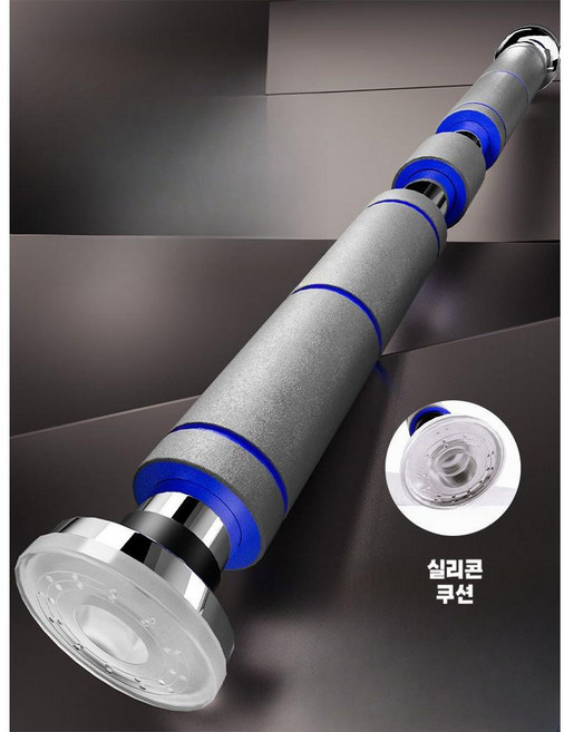 풀업바 가정용 문틀 철봉 실내 방문 문 턱걸이봉 홈트 헬스 운동기구, 60-105CM 최대하중 350kg