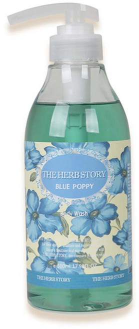 더허브스토리 아로마 바디워시 양귀비 500ml 향좋은 순한 바디클렌져, 1개