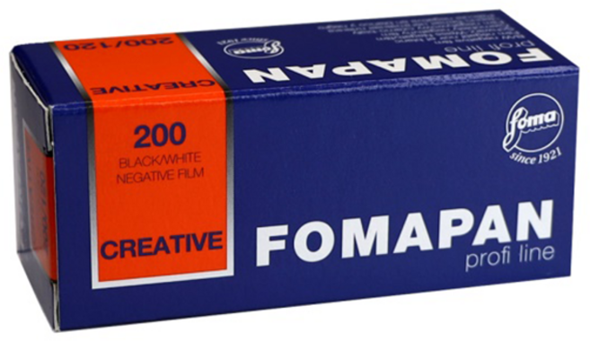 포마 중형필름 흑백필름 200 FOMAPAN (2028/09), 1개
